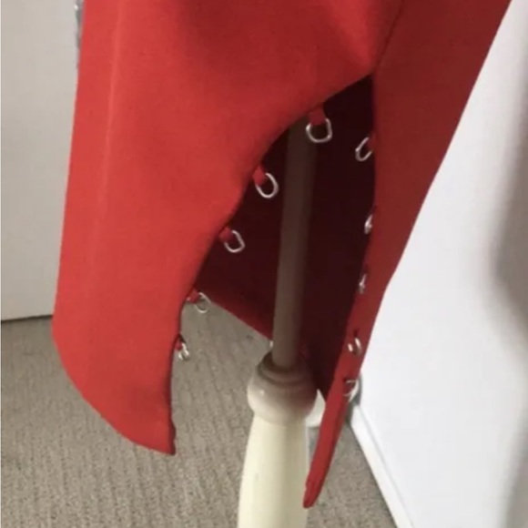 BCBGMAXAZRIA Sleeveless Lace-Up Sheath Dress NWT/NEW with defect - Picture 5 of 5